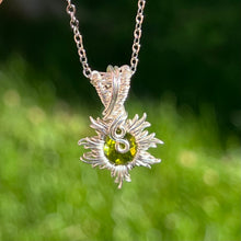 Load image into Gallery viewer, Burning Sol Pendant ✵ Peridot ✵
