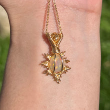 Load image into Gallery viewer, Burning Sol Pendant ✵ Ethiopian Welo Opal ✵
