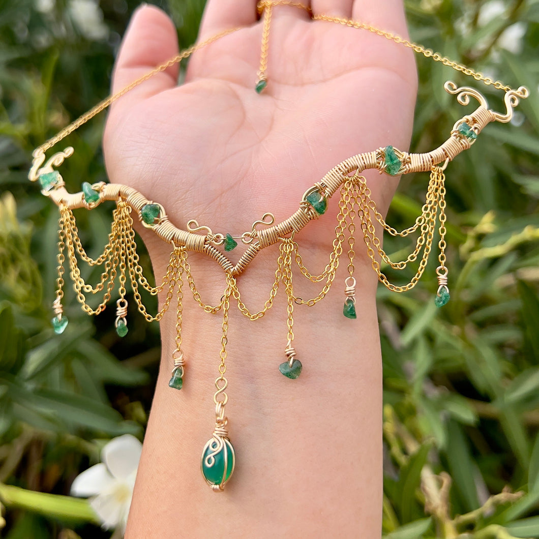 Astraea in Green Onyx✵ MADE TO ORDER ✵