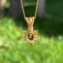 Load and play video in Gallery viewer, Burning Sol Pendant ✵ Green Amethyst ✵
