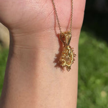 Load and play video in Gallery viewer, Burning Sol Pendant ✵ Prehnite ✵
