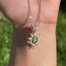 Load and play video in Gallery viewer, Burning Sol Pendant ✵ Peridot ✵
