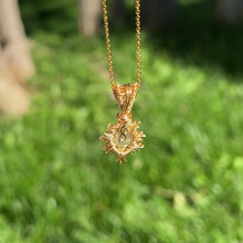 Load and play video in Gallery viewer, Burning Sol Pendant ✵ Prehnite ✵
