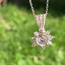 Load and play video in Gallery viewer, Burning Sol Pendant ✵ Rose De France Amethyst ✵
