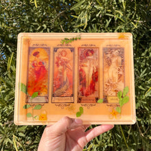 Load image into Gallery viewer, ✵ Four Seasons ✵ Alphonse Mucha Art Tray ✵
