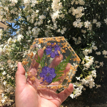 Load image into Gallery viewer, Purely Purple ♡ Floral Jewelry/Trinket Dish ♡
