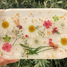 Load image into Gallery viewer, Daisy Daydreams ♡Lost In the Garden ♡ Floral Jewelry/Trinket Tray ♡
