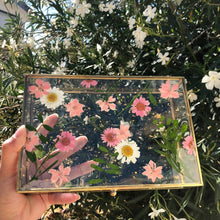 Load image into Gallery viewer, Delicate Pink ♡ Floral Jewelry/Keepsake Box ♡
