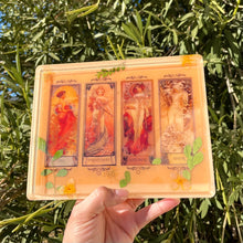 Load image into Gallery viewer, ✵ Four Seasons ✵ Alphonse Mucha Art Tray ✵
