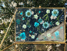 Load image into Gallery viewer, Feeling Blue ♡ Floral Jewelry/Keepsake Box ♡
