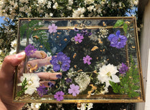 Load image into Gallery viewer, Passionately Purple ♡ Floral Jewelry/Keepsake Box ♡
