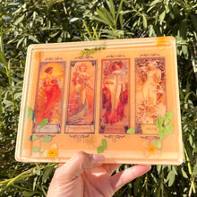 Load image into Gallery viewer, ✵ Four Seasons ✵ Alphonse Mucha Art Tray ✵
