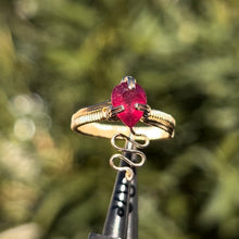 Load image into Gallery viewer, Ruby Nagini Ring 𓆙
