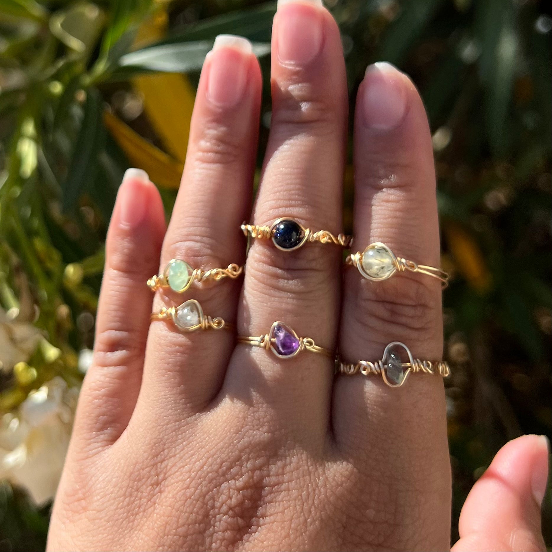Gold Wire Wrapped Ring