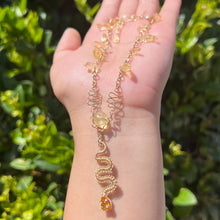 Load image into Gallery viewer, The Citrine Medusa Serpent 𓆙 Made to Order 𓆙

